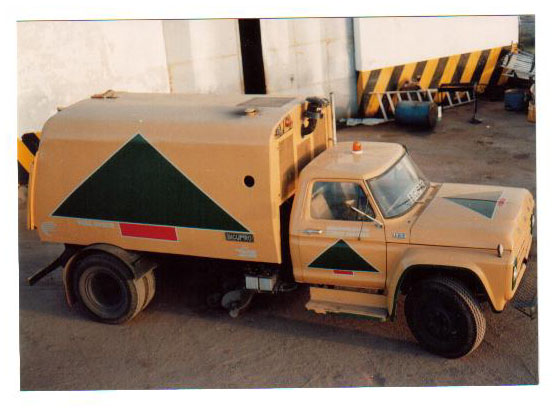 El camión recolector Carlos Casares 1989