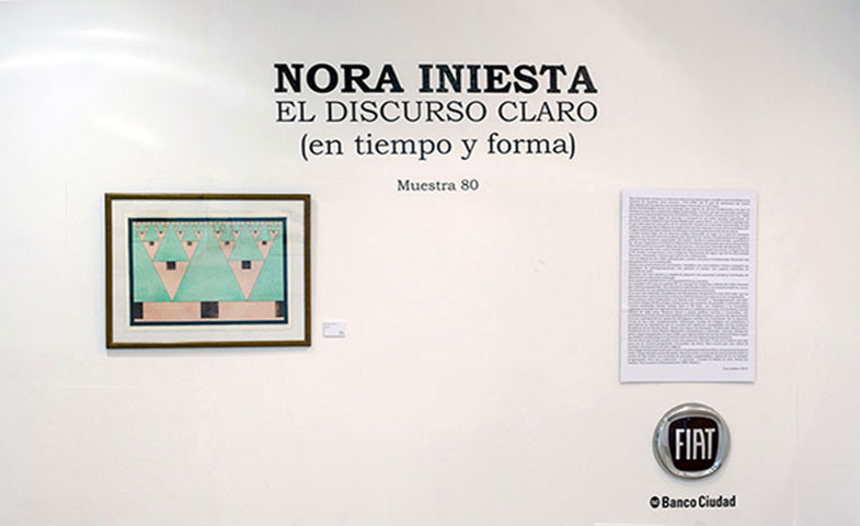 El DISCURSO CLARO, (en tiempo y forma), La Línea Piensa, Centro Cultural Borges, Buenos Aires, 2015
