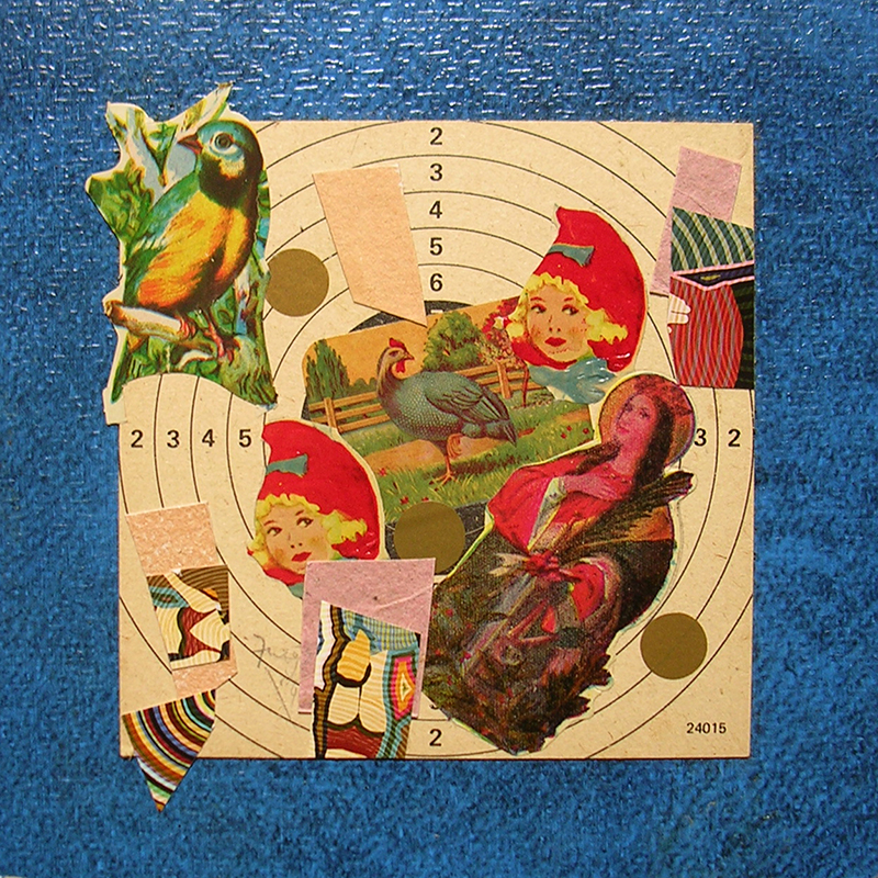 Cotidianeidad, papel collage 20 cm x 20 cm 1989-2006 (15)