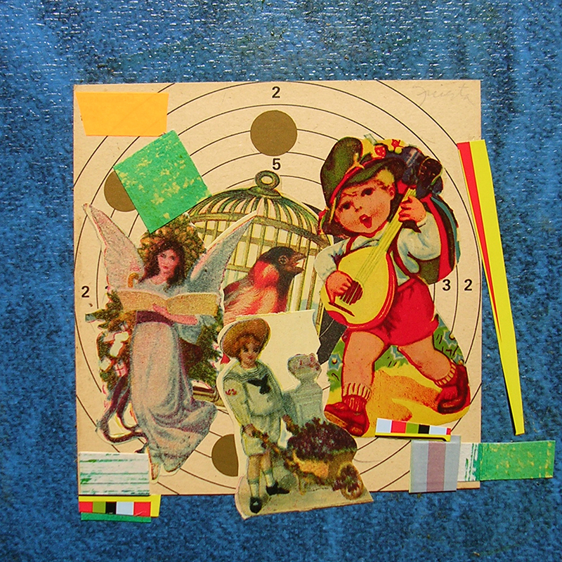 Cotidianeidad, papel collage 20 cm x 20 cm 1989-2006  (27)
