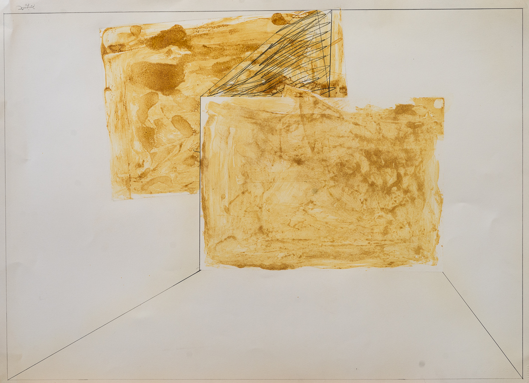 Bis,acrílico y lápiz, 52 cm x 72 cm, 1980