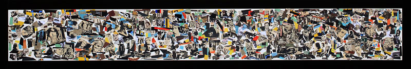 Cotidianeidad, serie, papel collage sobre papel, 2005