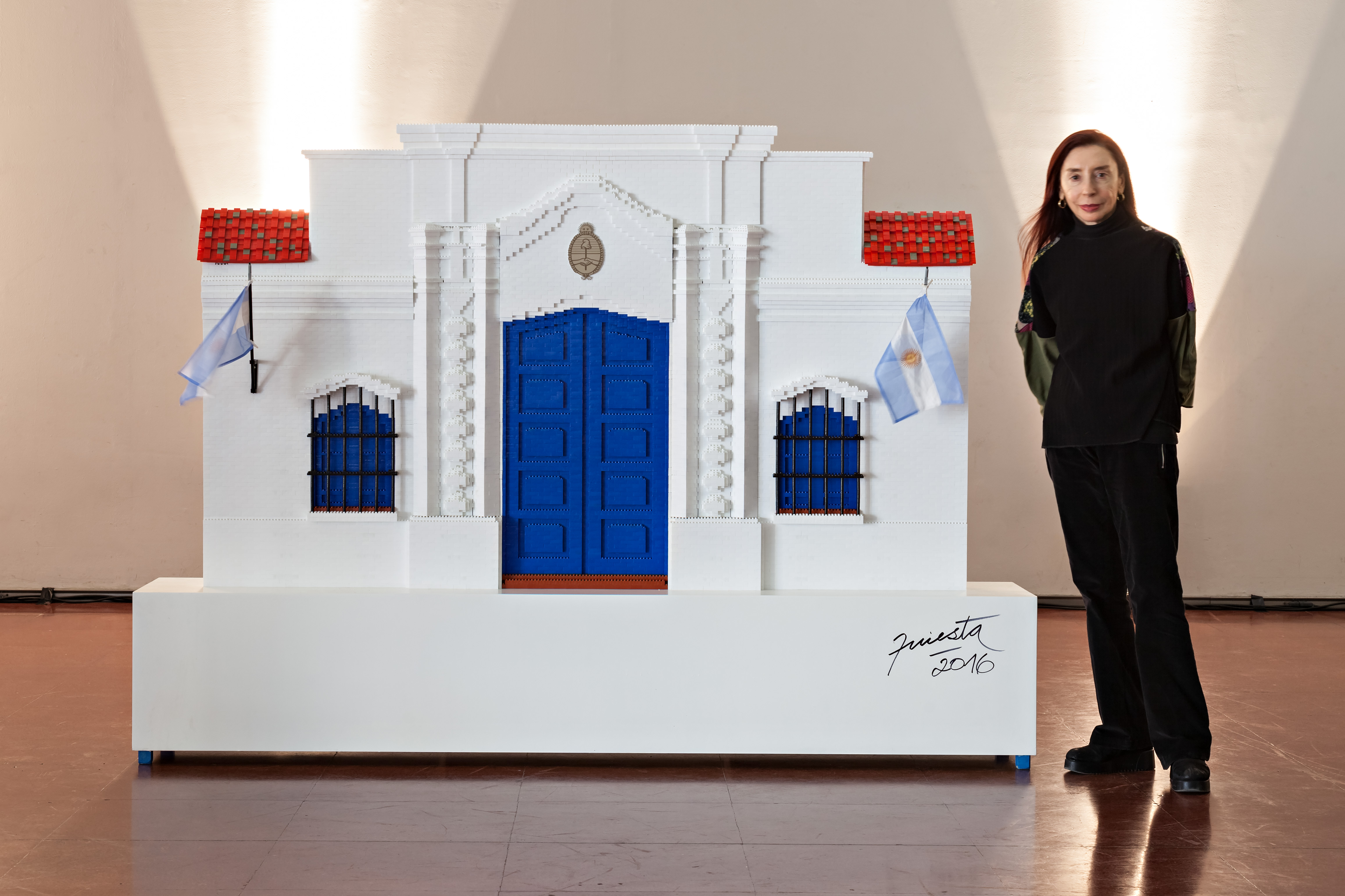 Casa de Tucumán, objetos ensamblados piezas Rasti, 165 cm x 250 cm x 40 cm, 2017