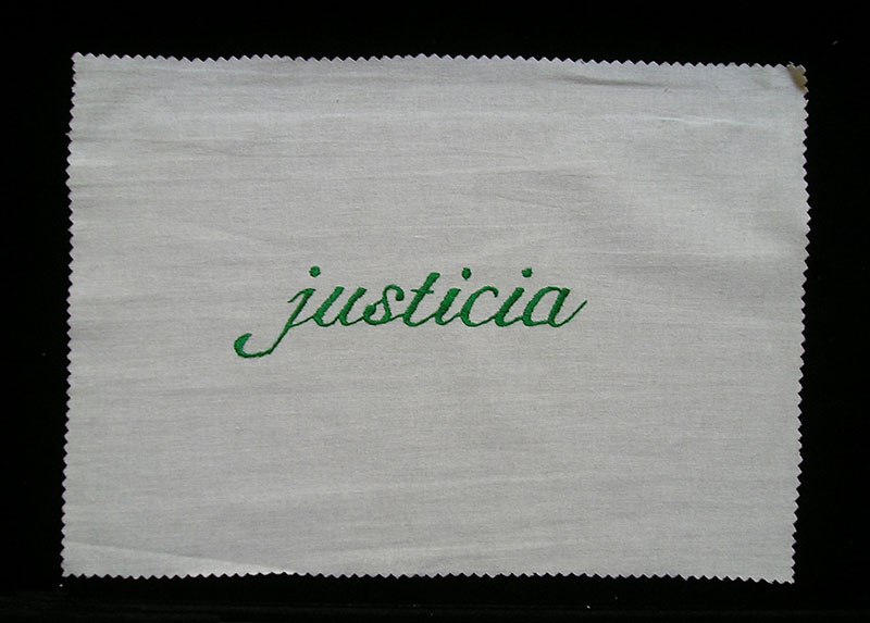 Justicia, serie Las siete virtudes, 2001