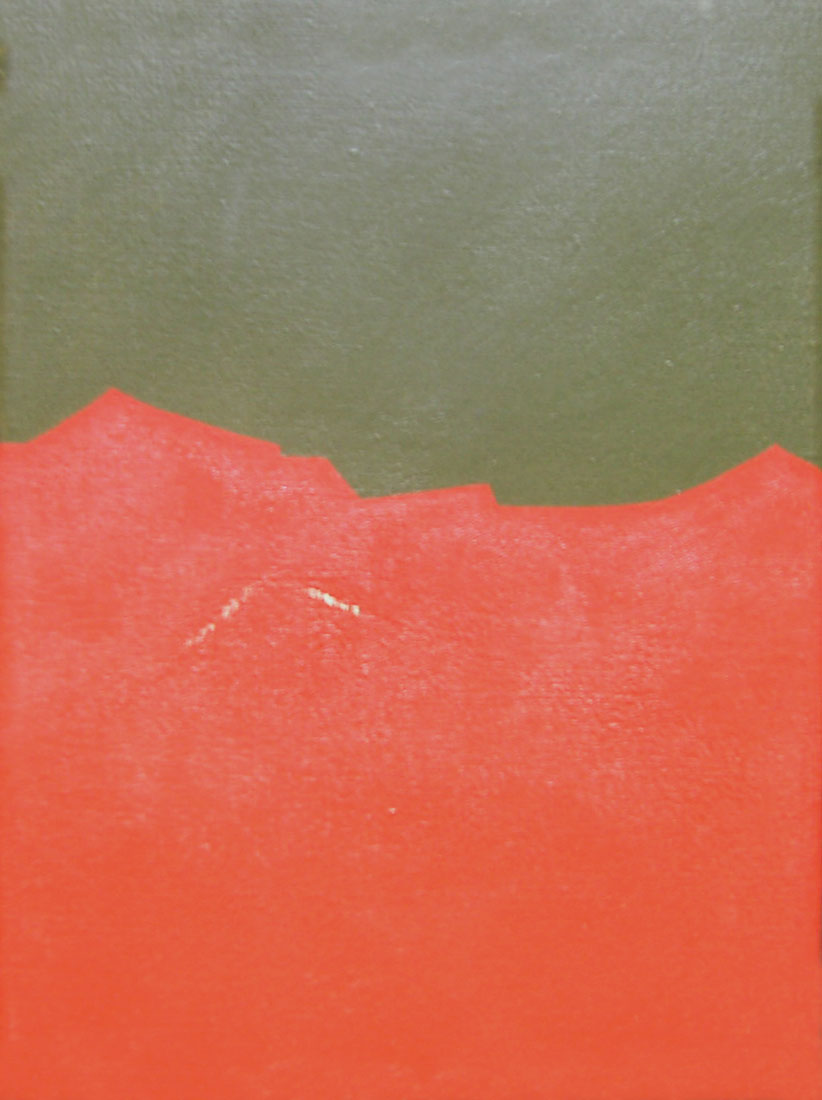 Paisajes, acrílico sobre tela,18 cm x 24 cm,1974