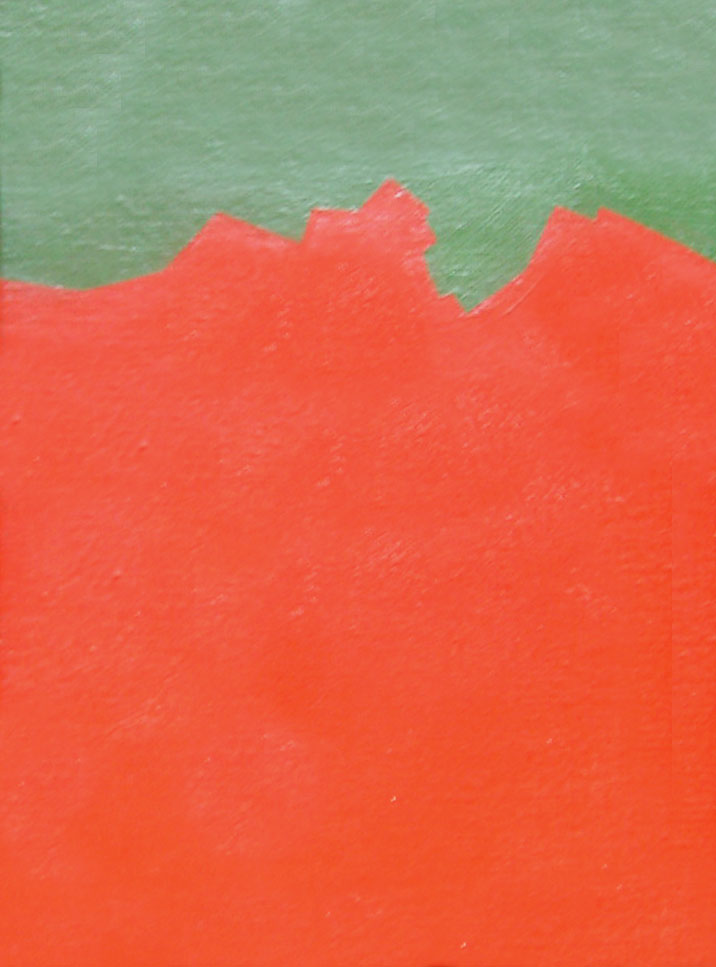 Paisajes , acrílico sobre tela,18 cm x 24 cm,1984