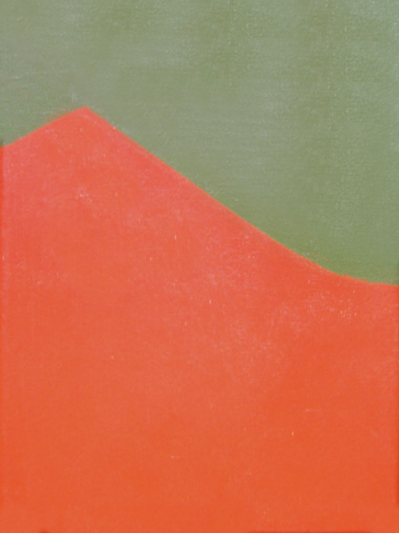 Paisajes , acrílico sobre tela,18 cm x 24 cm,1984