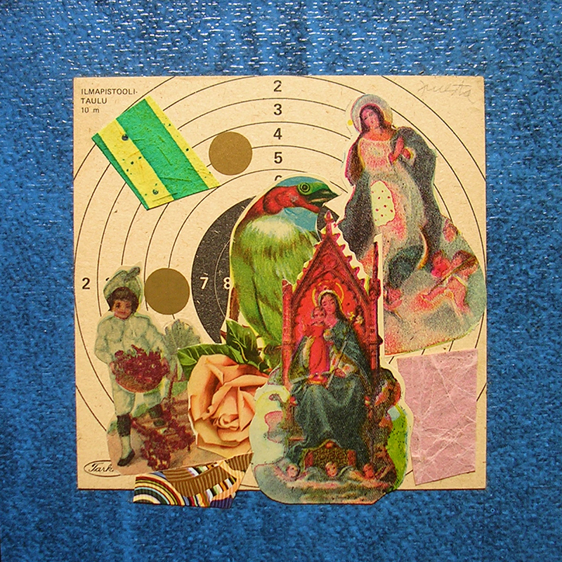 Cotidianeidad, papel collage 20 cm x 20 cm 1989-2006 (19)