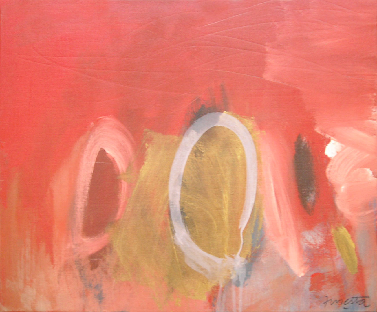 Paisaje, acrílico sobre tela, 50 cm x 60 cm, 1989